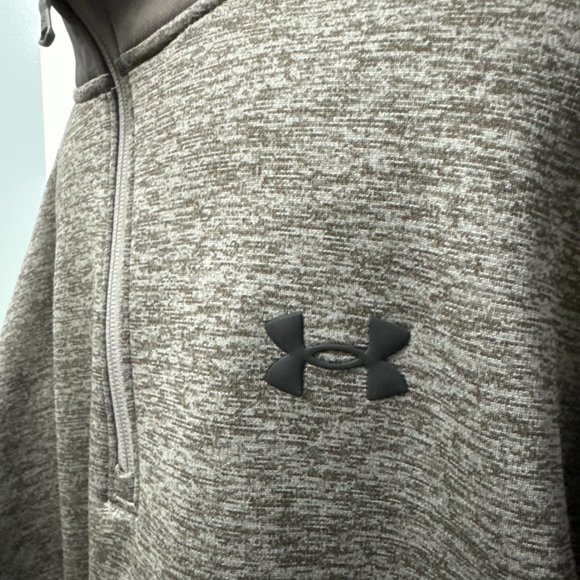 Men's UnderArmour Fleece 3/4 zip XXLT - Picture 4 of 4